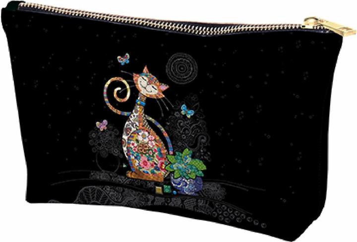Actual product image Kiub toeletry bag trapeze cat butterflies bug art jewels pm