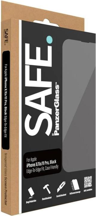 Actual product image Safe. Screen protector Case Friendly iPhone X/Xs/11 Pro (1 Piece, Apple iPhone X, Realme 11 Pro+)