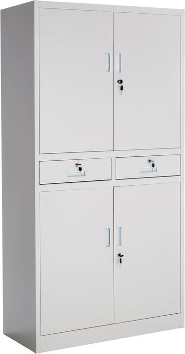 Produktbild tectake Aktenschrank (90 x 40 x 180 cm)