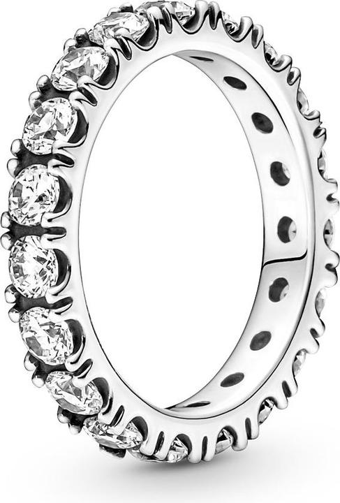 Pandora Anello Eternity Row scintillante