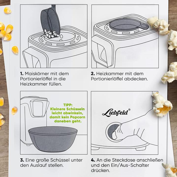 Actual product image Liebfeld Popcorn Maker