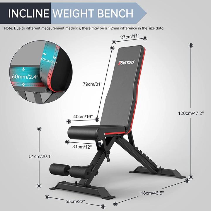 Actual product image Pasyou Training bench
