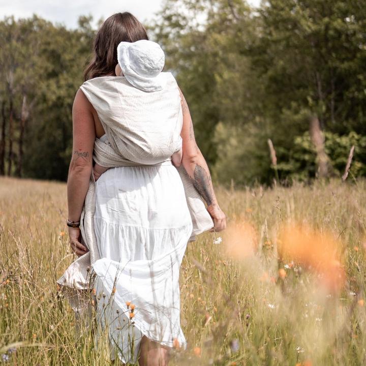 Actual product image Hoppediz Baby sling Woven baby sling organic (5.40 m)