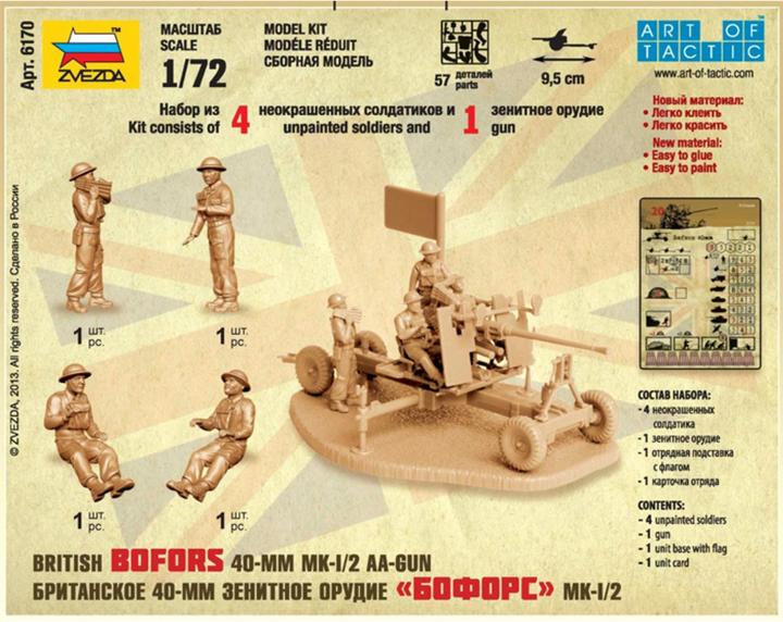 Image du produit Carson 1:72 Bofors britanniques 40mm Mk-2 FLAK