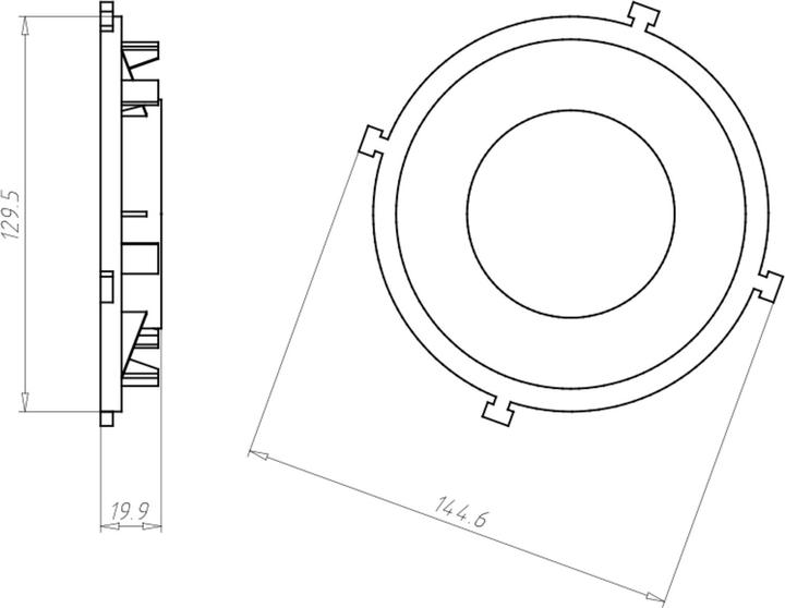 Actual product image Kaiser Front part HaloX 100