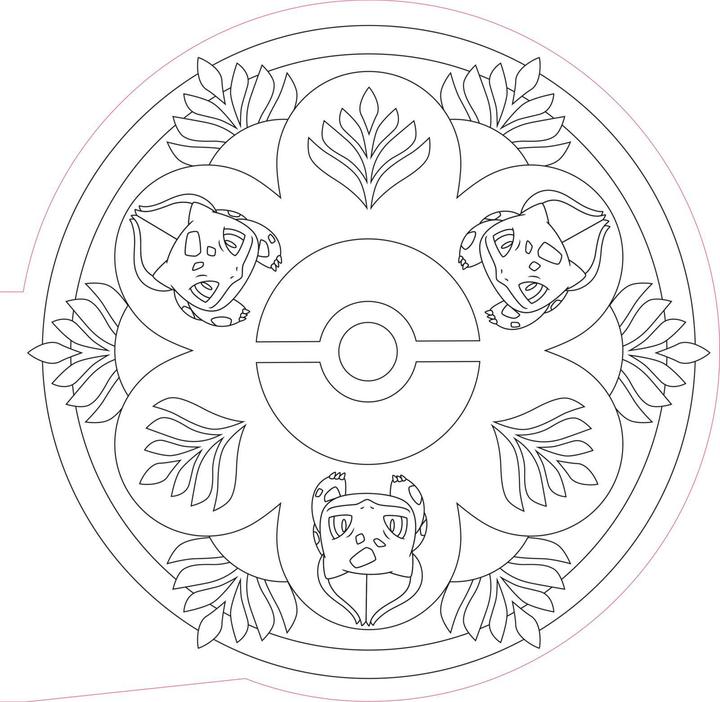 Image du produit Livre d'activités Pokémon : MANDALA Amusant à colorier
