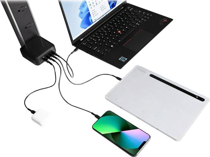 Actual product image Targus 100W GanCharger-Multi port- travel adapt (100 W)
