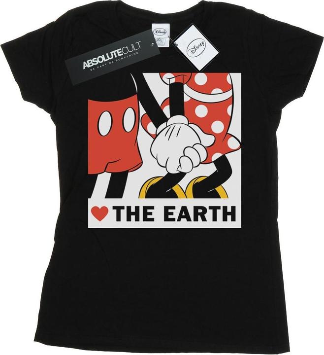 Image du produit Disney - T-shirt MICKEY MOUSE HEART THE EARTH - Femme (S)