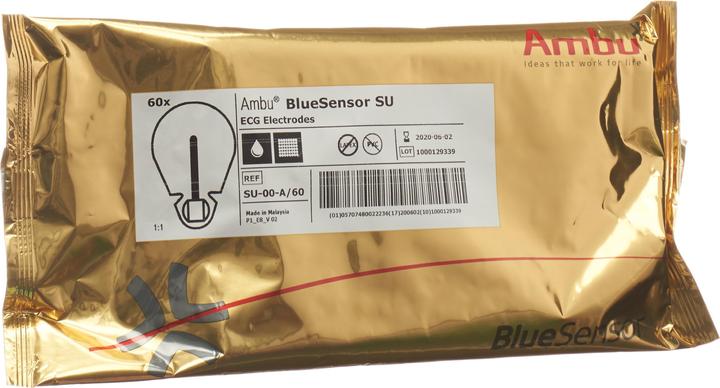 Immagine prodotto Ambu SENSORE BLU ECG Elettrico SU Spina a banana 60 pz.