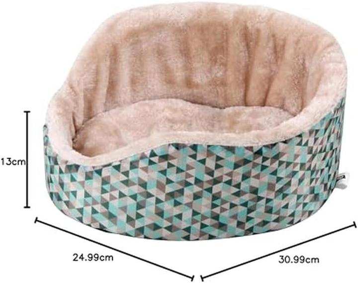 Actual product image Dehner Small animal cuddly bed "Velvet" (Small animal)