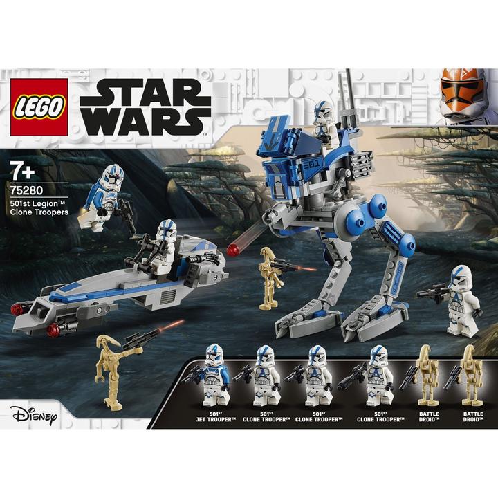 Actual product image LEGO Star Wars 75280 501st Legion Clone Troopers (75280, LEGO Star Wars)