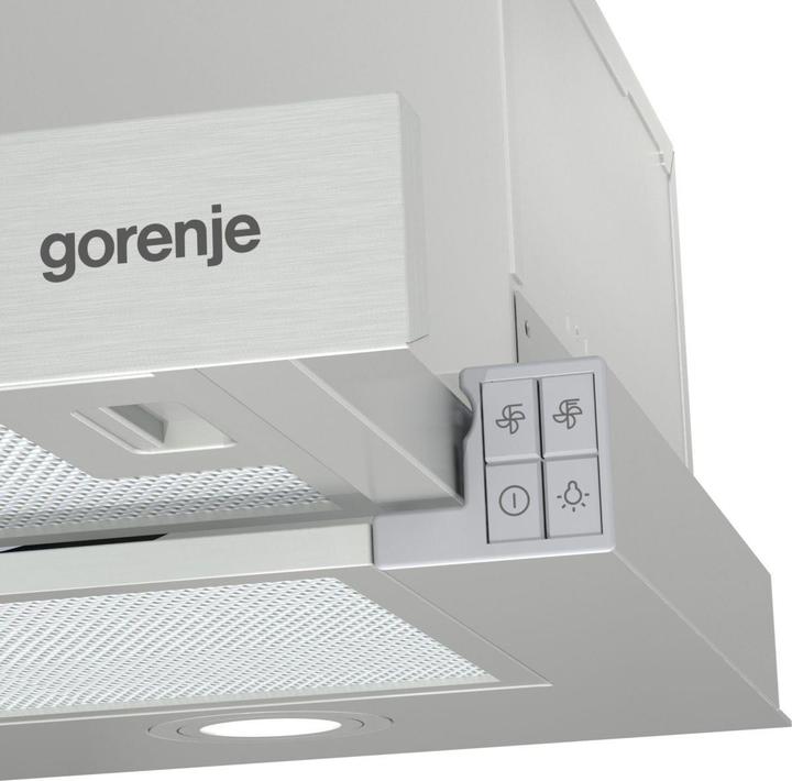 Produktbild Gorenje TH62E4X Dunstabzugshaube Halb eingebaut (Pullout) Edelstahl ³/h C (Flachschirmhaube)