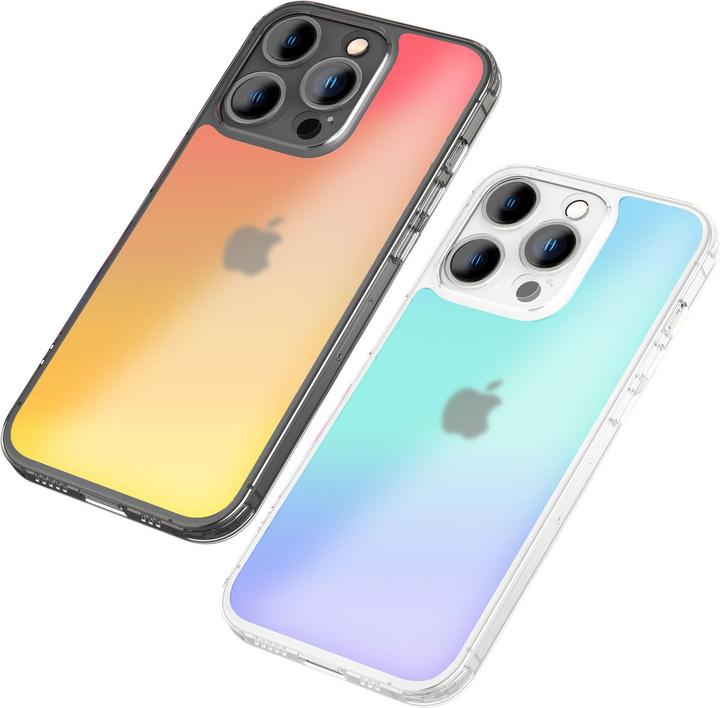Actual product image Nalia Translucent hard cover with colour change (Apple iPhone 14 Pro Max)