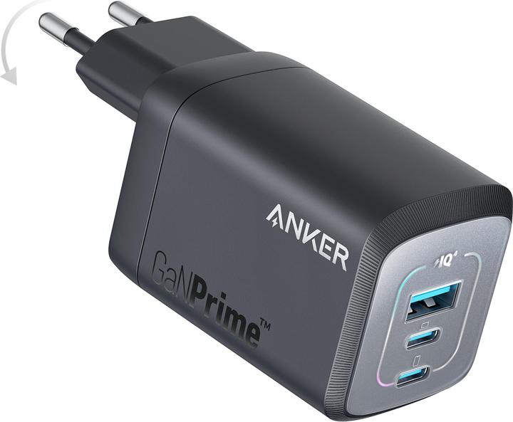 Actual product image Anker 735 Prime Wall Charger 67W 1A/2C Black (67 W)