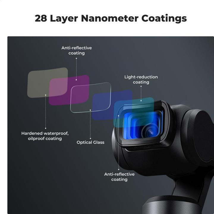 Image du produit K&F Concept 1.2x filtre anamorphique (DJI Osmo Pocket 3)
