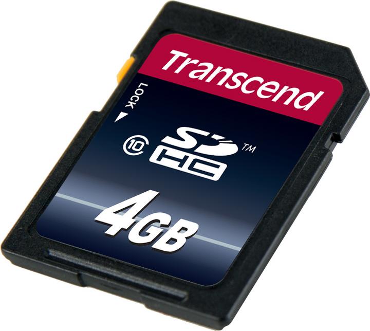Image du produit Transcend SDHC 200x (4 Go, SDHC, U1, UHS-I)