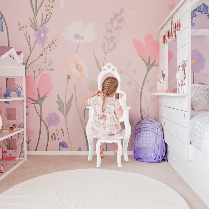 Immagine prodotto Relaxdays Tavolino da toilette per bambini (50 x 30 x 110 cm)
