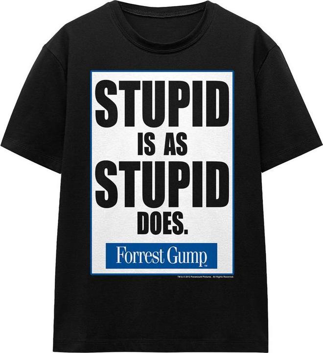 Immagine prodotto Forrest Gump Stupid Is Maglietta Adulto Unisex (XXL)