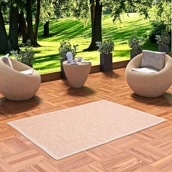 Produktbild Pergamon In & Outdoor Teppich Flachgewebe Ottawa Bordüre (140 x 200 cm)
