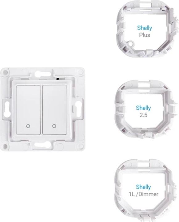 Produktbild Shelly Wall switch 2 - white