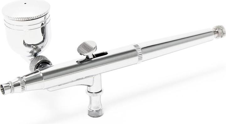 Produktbild Wiltec Airbrushpistole Spritzpistole Druckluft Typ 134K Double Action Funktion Düsen