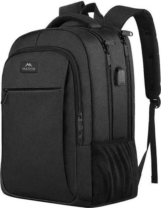 Produktbild Matein 1007 Black USB 15.6" laptop travel backpack (28 l)