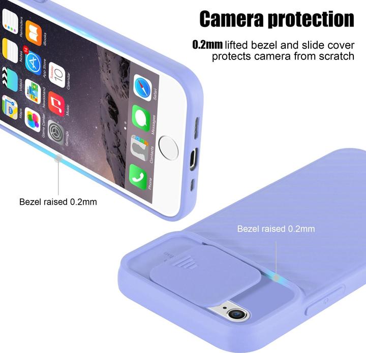Immagine prodotto Cadorabo Cover in TPU con protezione della fotocamera (Apple iPhone 6)