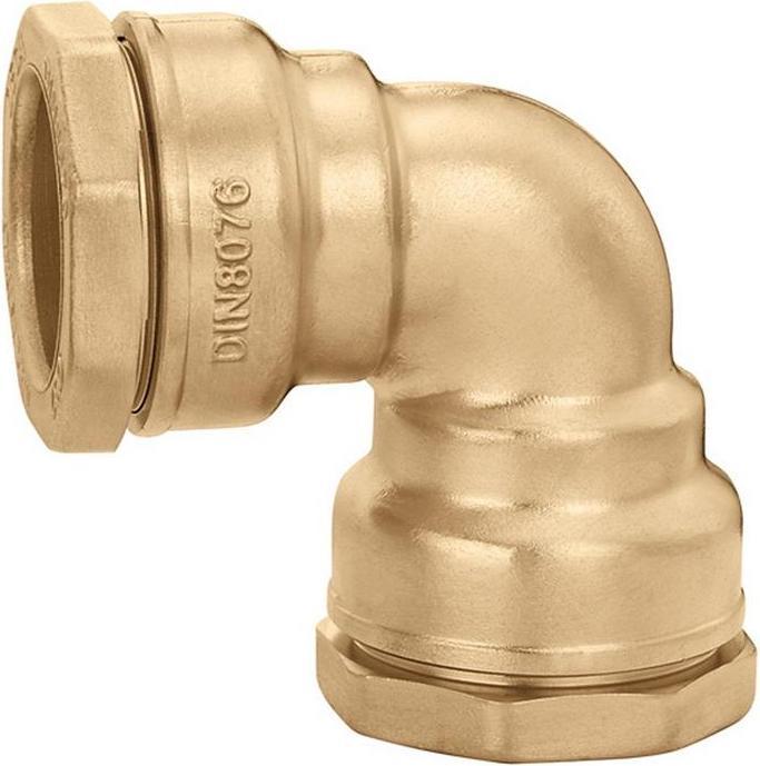 Actual product image Caleffi Elbow fitting 866 brass 40 mm (Angled connection)