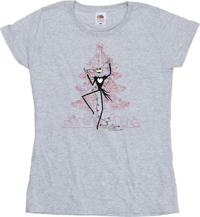 Produktbild Disney The Nightmare Before Christmas Tree Pink TShirt (M)