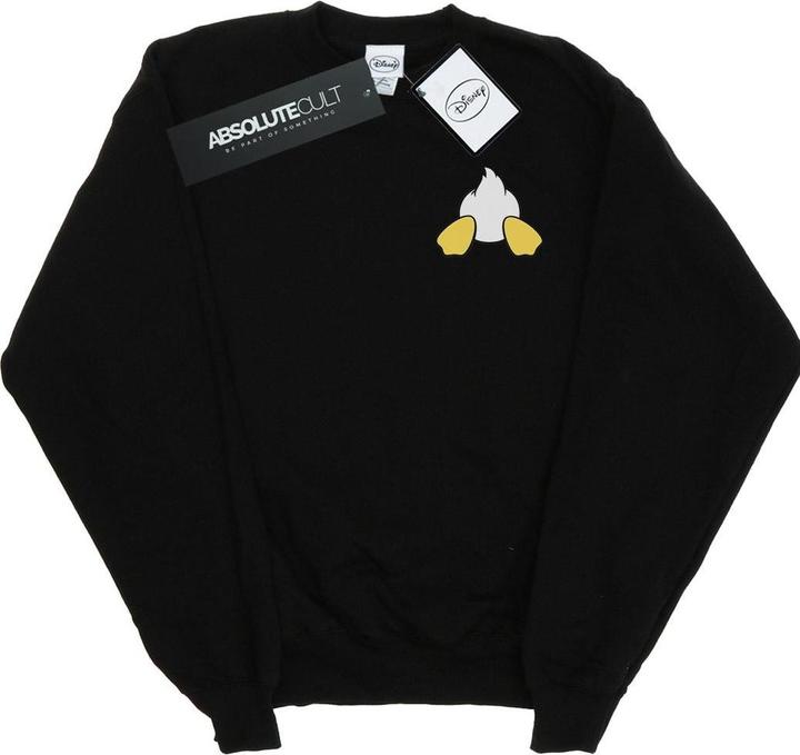 Actual product image Disney Girls Donald Duck Backside Breast Print Sweatshirt (140, 146)