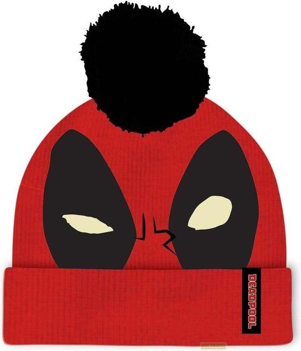 Immagine prodotto Heroes Inc Marvel Comics - Bonnet à Pompon Noir et Rouge Deadpool