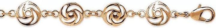 Lara Vergoldetem Messing ARMBAND - 19 CM (19 cm, Vergoldetem Messing)