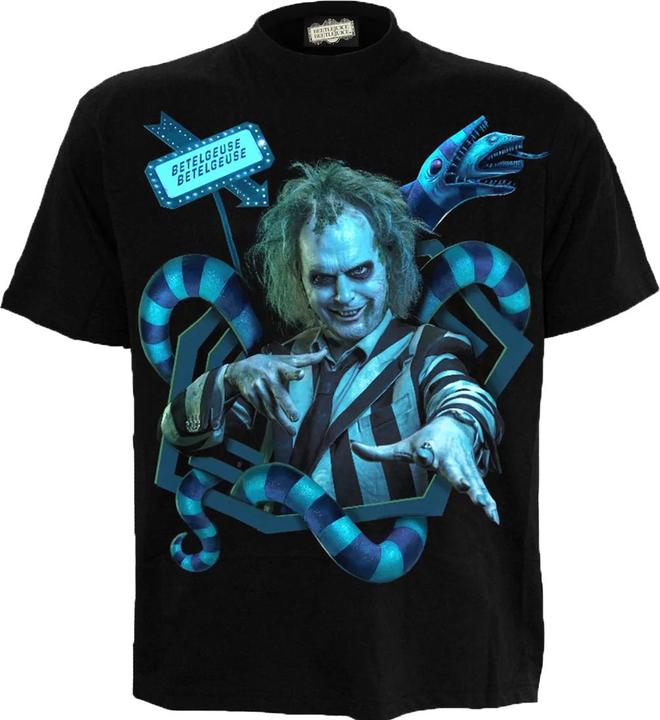 Immagine prodotto Beetlejuice Maglietta Verme delle Sabbie Portale Adulto Unisex (M)