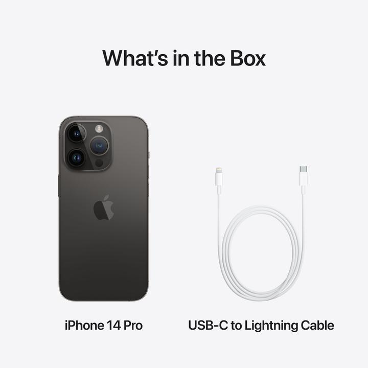 Actual product image Apple iPhone 14 Pro (1000 GB, Space Black, 6.10", SIM + eSIM, 48 Mpx, 5G)
