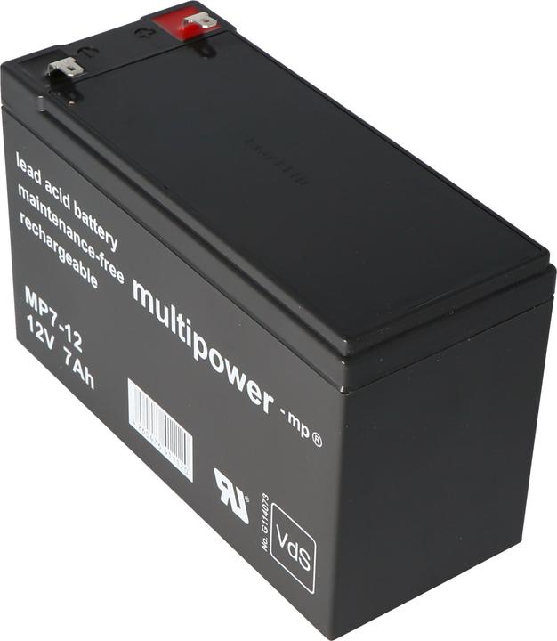 Actual product image Multipower Battery MP7-12 (12 V, 7 Ah)
