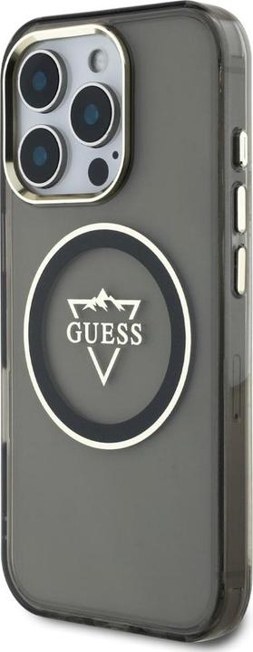 Immagine prodotto Guess Hardcase MagSafe IML Metal Mountain Logo Case for iPhone 16 Pro Max 6,9" Black (Apple iPhone 16 Pro Max)