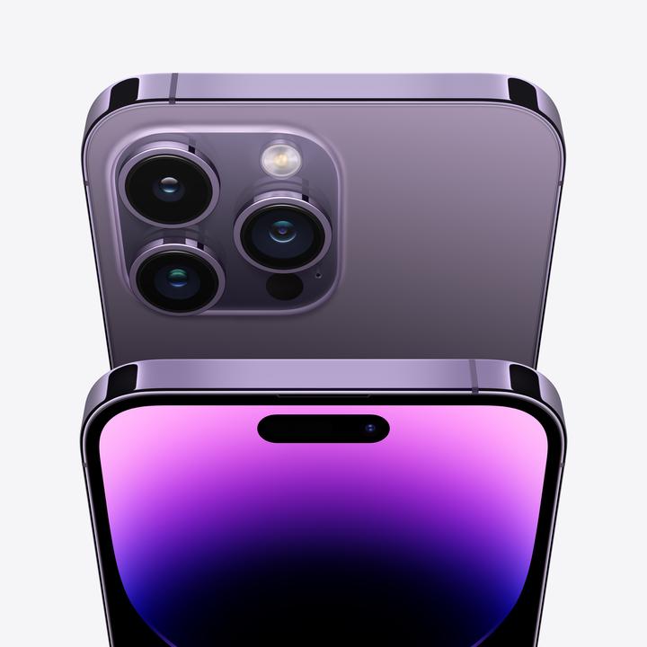 Produktbild Apple iPhone 14 Pro (512 GB, Deep Purple, 6.10", SIM + eSIM, 48 Mpx, 5G)