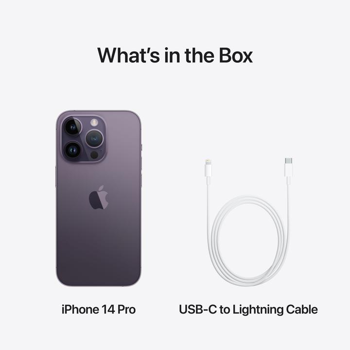 Produktbild Apple iPhone 14 Pro (512 GB, Deep Purple, 6.10", SIM + eSIM, 48 Mpx, 5G)
