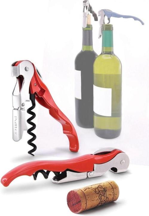 Actual product image Pulltex Classic Colour Red (Corkscrew)