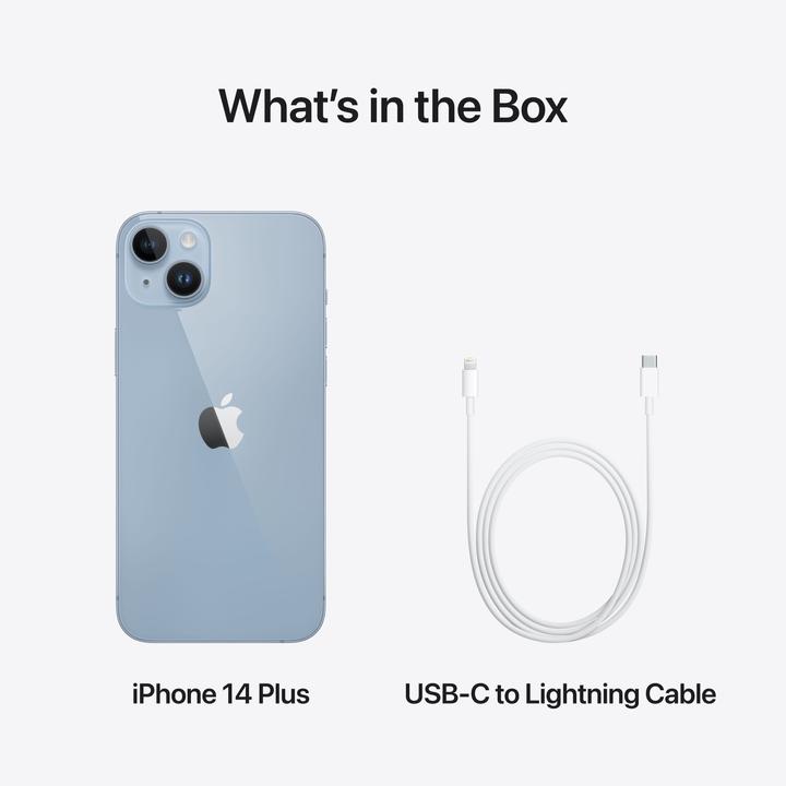 Actual product image Apple iPhone 14 Plus (128 GB, Blue, 6.70", SIM + eSIM, 12 Mpx, 5G)