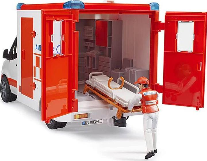 Actual product image Bruder MB Sprinter ambulance with driver