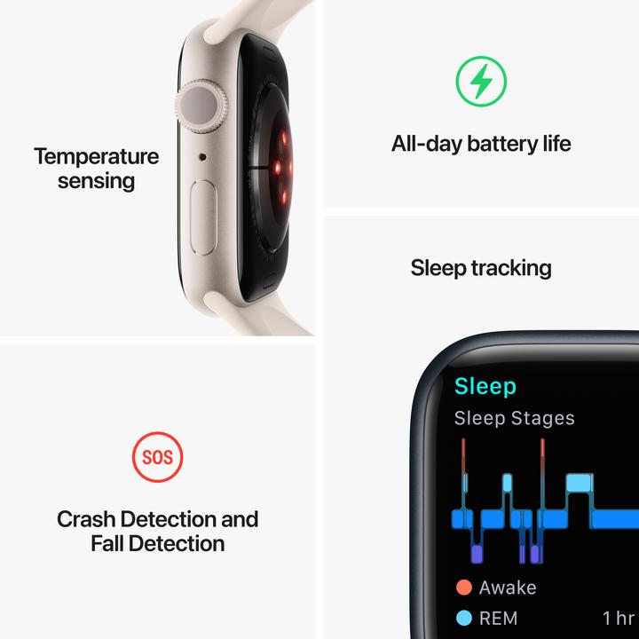 Actual product image Apple Watch Series 8 (45 mm, WLAN only)