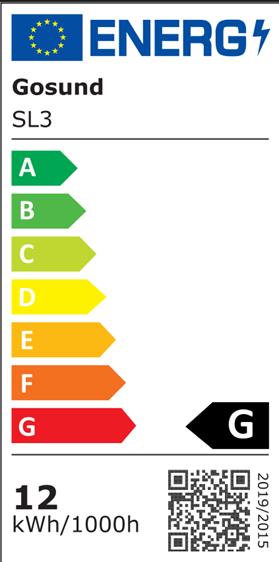 Energy Label Nitebird SL3 (RGB, 500 cm, Indoor)