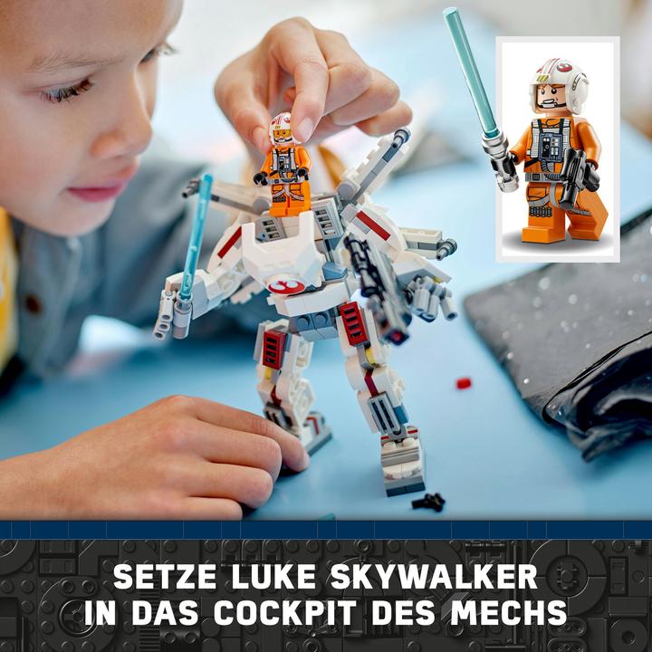 Actual product image LEGO Luke Skywalker's X-Wing Mech (75390, LEGO Star Wars)