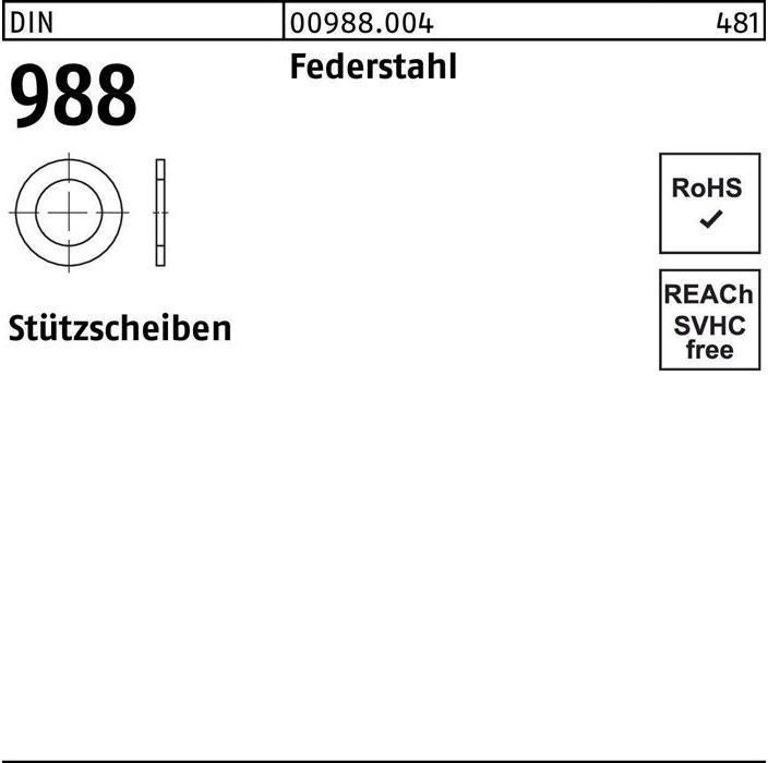 Produktbild Stützscheibe DIN 988 25 x 36 x2 Federstahl