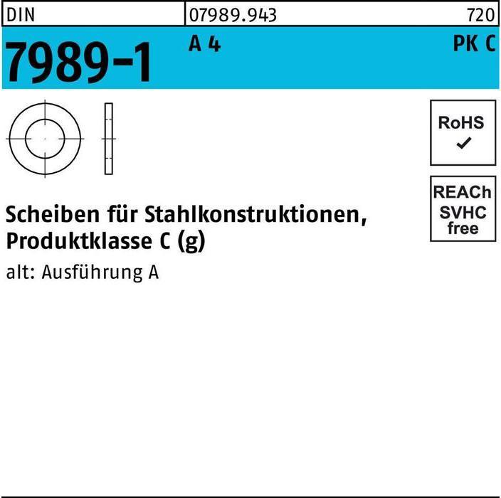 Immagine prodotto Rondella DIN 7989-1 30/33 x 56 x8 A 4