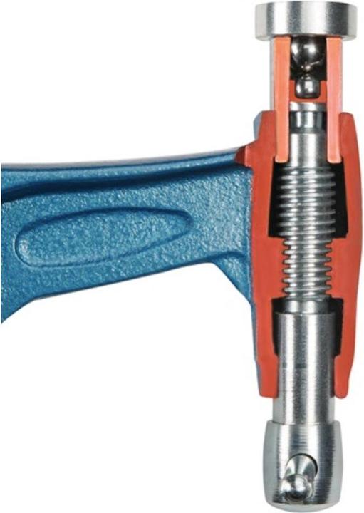 Image du produit Urko Pince-étau 4003-H Portée 200 mm Porte-à-faux 120 mm Poignée pliante métallique 35 x 8 mm (200 mm)
