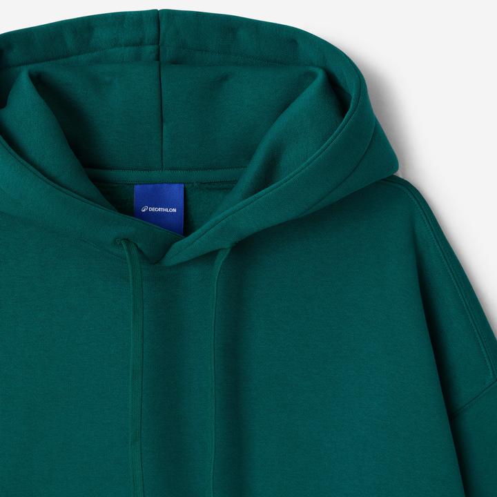 Image du produit Decathlon Sweat à capuche femme, Elementals, vert (XXL)