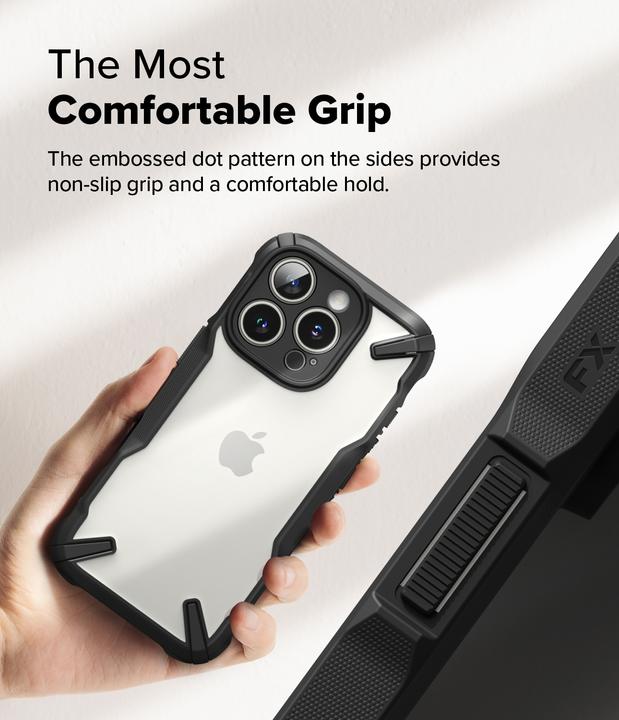 Produktbild Ringke Case for iPhone 16 Pro FUSION X BLACK (Apple iPhone 16 Pro)