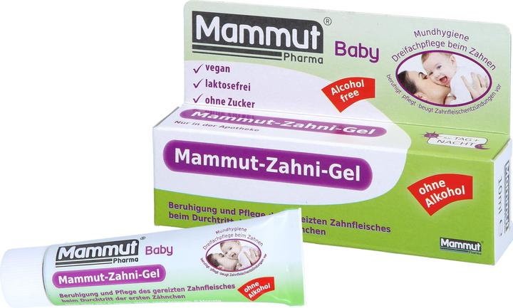 Produktbild Mammut Zahni-Gel Baby Dreifachpflege beim Zahnen, 10 ml Gel (1 x, 10 ml)